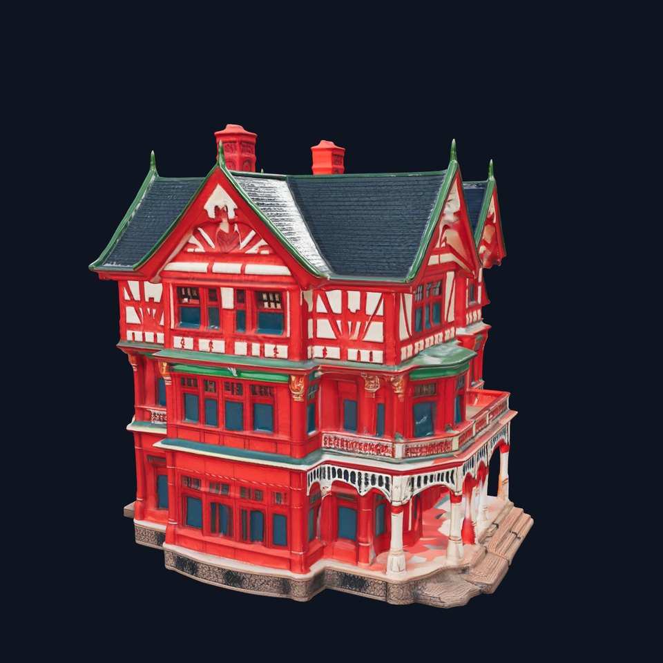 Victorian Red House model pack